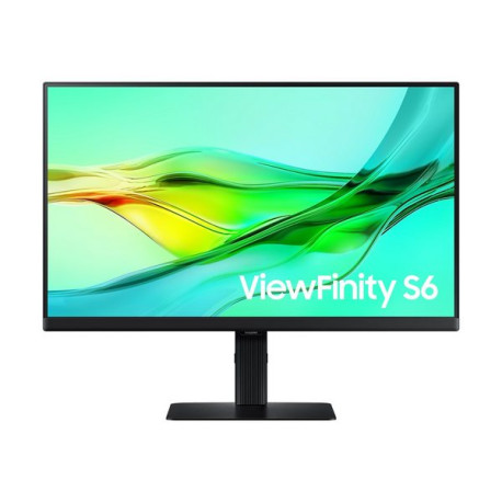 Samsung ViewFinity S6 S24D600UAU - S60UD Series - monitor a LED - USB - 24" - 2560 x 1440 QHD @ 100 Hz - IPS - 350 cd/m² - 1000