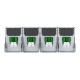 Schneider Electric Galaxy VS GVSBTH4 - Stringa batterie UPS (capacità elevata) - 4 batteria x - Piombo - 9 Ah - per P/N: GVSUPS