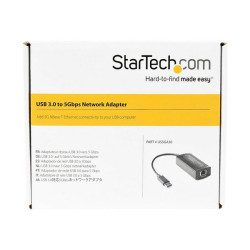 StarTech.com Adattatore di rete 5G - Convertitore da USB 3.0 Type-A a RJ45 Gigabit Ethernet - 5GBASE-T/ NBASE-T / 4 velocità (U