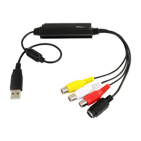 StarTech.com Cavo di acquisizione S-Video e video composito USB con supporto TWAIN (SVID2USB23) - Adattatore per acquisizione v