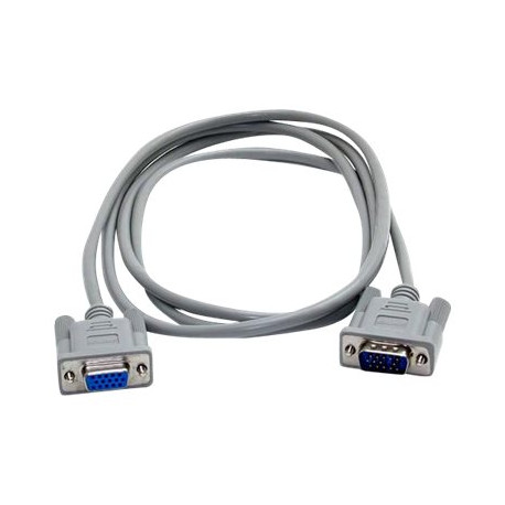 StarTech.com Cavo di Prolunga Estensione VGA da 3m - HD15 M/F - Prolunga VGA - HD-15 (VGA) (M) a HD-15 (VGA) (F) - 3 m - grigio