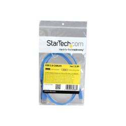 StarTech.com Cavo di sincronizzazione e di ricarica USB a Micro USB - Cavetto slim per Smartphone e Tablet A a Micro B da 1 m -