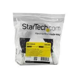 StarTech.com Cavo DVI-D Dual Link 1,8 m - M/M - Cavo DVI - legame doppio - DVI-D (M) a DVI-D (M) - 1.8 m - nero - per P/N: BNDD