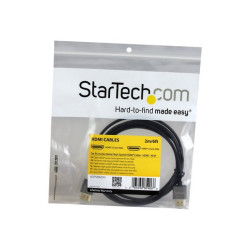 StarTech.com Cavo HDMI ad alta velocità sottile - Cavo HDMI Ultra HD 4k x 2k da 2m - HDMI - M/M - Cavo HDMI Professionale 2m - 