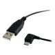 StarTech.com Cavo micro USB - Cavo USB da A a micro B ad angolo sinistro da 30 cm - Cavo USB - USB (M) a Micro-USB Tipo B (M) -