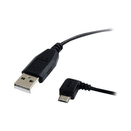 StarTech.com Cavo micro USB - Cavo USB da A a micro B ad angolo sinistro da 30 cm - Cavo USB - USB (M) a Micro-USB Tipo B (M) -