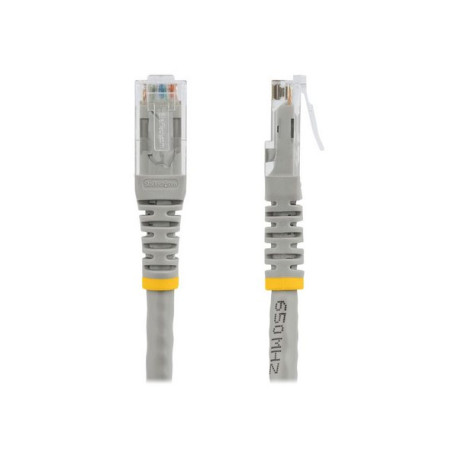 StarTech.com Cavo patch Cat6 con connettore RJ45 modellato da 15m. - Grigio - Patch cable Ethernet Cat6 (C6PAT15MGR) - Cavo pat