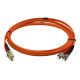 StarTech.com Cavo patch duplex in fibra multimodale 50/125 2 m LC - ST (50FIBLCST2) - Cavo patch - ST multi-mode (M) a LC multi