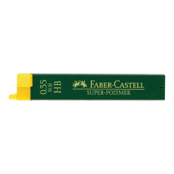 Faber-Castell Super-Polymer - Mina per matita - HB - 0.35 mm (pacchetto di 12) - per TK-FINE VARIO L