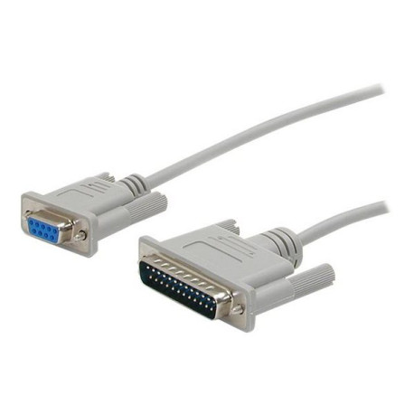 StarTech.com Cavo seriale Null Modem DB9 a DB25 incrociato Cross Wired da 3m - F/M - Cavo null modem - DB-9 (F) a DB-25 (M) - 3