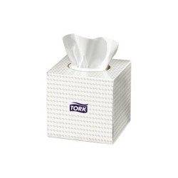 Tork Premium Cube - Fazzolettini - 129 g - 100 fogli - bianco