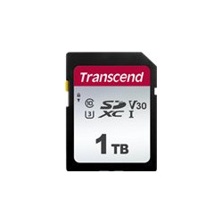 Transcend 300S - Scheda di memoria flash - 1 TB - Video Class V30 / UHS-I U3 / Class10 - UHS-I SDXC