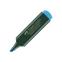 Faber-Castell TEXTLINER 48 REFILL - Evidenziatore - blu fosforescente - inchiostro base acqua - 1-2-5 mm