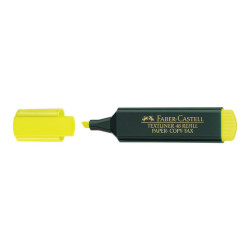 Faber-Castell TEXTLINER 48 REFILL - Evidenziatore - giallo fluorescente - inchiostro base acqua - 1-2-5 mm