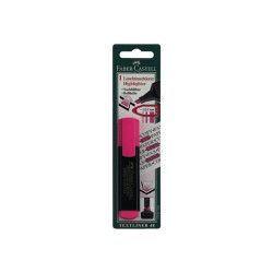 Faber-Castell TEXTLINER 48 REFILL - Evidenziatore - rosa fluorescente - inchiostro base acqua - 1-2-5 mm