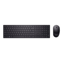 Dell Pro KM5221W - Set mouse e tastiera - senza fili - 2.4 GHz - QWERTY - italiana - nero - per Lati