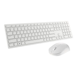 Dell Pro KM5221W - Set mouse e tastiera - senza fili - 2.4 GHz - QWERTY - USA Internazionale - bianc
