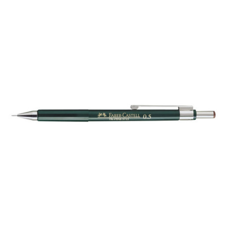 Faber-Castell TK-FINE 9715 - Portamina - super polimero - HB - 0.5 mm - retrattile - con gomma