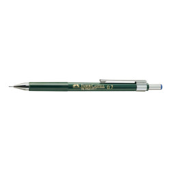 Faber-Castell TK-FINE 9717 - Portamina - super polimero - HB - 0.7 mm - retrattile - con gomma