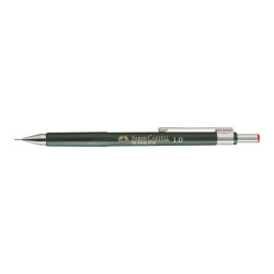 Faber-Castell TK-FINE 9719 - Portamina - super polimero - HB - 1 mm - retrattile - con gomma