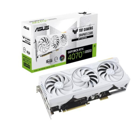 Asus - TUF-RTX4070TIS-16G-BTF-WHITE