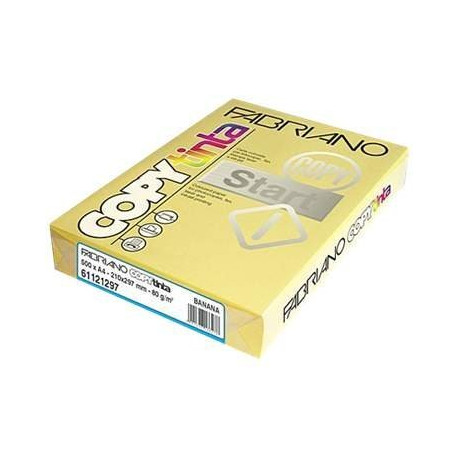 Fabriano Copy Tinta Unicolor 80 Soft Colours - Banana Cream - A4 (210 x 297 mm) - 80 g/m² - 500 fogli carta comune