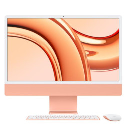 Apple iMac 24' con display Retina 4,5K Chip Apple M3 con CPU 8-core e GPU 10-core - Arancione