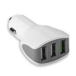 Celly - CC3USBTURBO - 3 USB-A Car Charger 22W