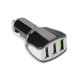 Celly - CC3USBTURBO - 3 USB-A Car Charger 22W