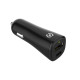 Celly - GRSCCUSBUSBC - USB-AUSB-C Car Charger 32W - 100% Recycled Plastic PLANET COLLECTION