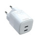 Celly - TC2USBC20WEVO - 2 USB-C Wall Charger 20W PRO POWER