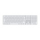 Apple Magic Keyboard with Touch ID and Numeric Keypad - Tastiera - USB-C - senza fili - Bluetooth - QWERTY - italiana - white k