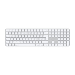 Apple Magic Keyboard with Touch ID and Numeric Keypad - Tastiera - USB-C - senza fili - Bluetooth - QWERTY - italiana - white k