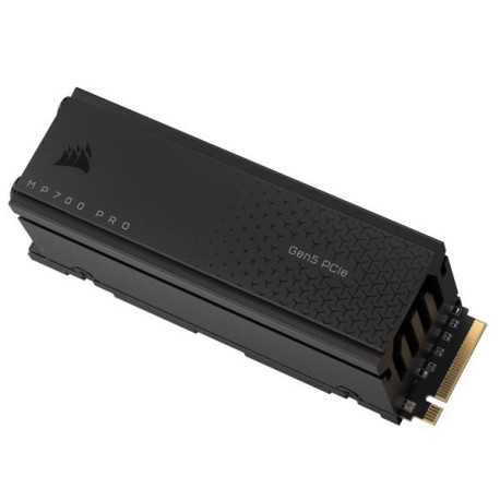 Corsair SSD MP700 PRO M.2 NVMe 2.0 PCIe Gen5 x4da 1TB con sistema di raffreddamento ad aria