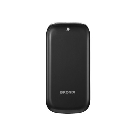 Brondi STONE+ - Telefono con funzionalità - dual SIM - microSD slot - 320 x 240 pixel - rear camera 1,3 MP - nero