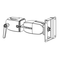 Ergotron - Componente di montaggio (doppio perno di bloccaggio) - per display LCD - nero - dimensione schermo: fino a 30" - per