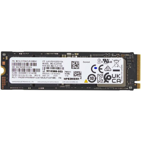 HP Inc. SSD da 1 TB PCle 4x4 NVMe M.2 2280 (Elite e Zbook G11)