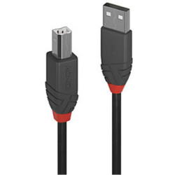 Lindy Cavo USB 2.0 Tipo A a B Anthra Line, 0.2m