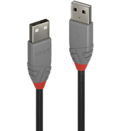 Lindy Cavo USB 2.0 Tipo AA Anthra Line, 0.2m