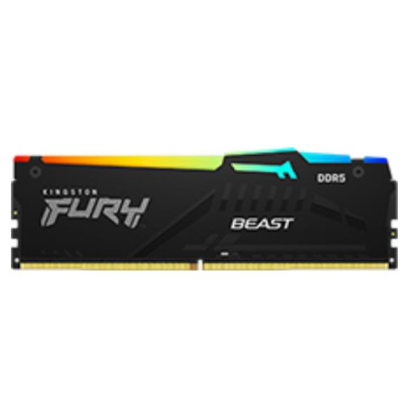 Kingston 64GB (2x32GB) DDR5 6000MTs CL30 FURY Beast Black RGB EXPO