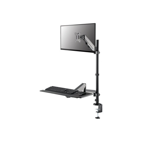 Neomounts DS90-325BL1 - Kit montaggio (braccio full motion) - sit-stand workstation - per display LCD/dotazione PC - acciaio - 