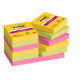 Foglietti Post-it Super Sticky 47 6 mm x 47 6 mm 12 blocchetti da 90 fogli Carnival