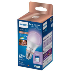 Philips LED, E27, bianco, 806 lumen