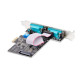 Startech Scheda Seriale PCIe a 2 porte, scheda PCI Express a doppia porta RS232RS422RS485 (DB9)