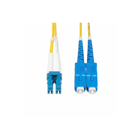 StarTech.com 10m (30ft) LC to SC (UPC) OS2 Single Mode Duplex Fiber Optic Cable, 9/125µm, Laser Optimized, 10G, Bend Insensitiv