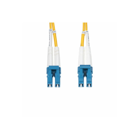 StarTech.com 15m (49.2ft) LC to LC (UPC) OS2 Single Mode Duplex Fiber Optic Cable, 9/125µm, Laser Optimized, 10G, Bend Insensit