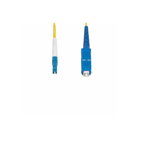 StarTech.com 15m (49.2ft) LC to SC (UPC) OS2 Single Mode Simplex Fiber Optic Cable, 9/125µm, Laser Optimized, 40G/100G, Bend In