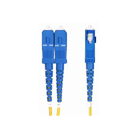 StarTech.com 2m (6ft) LC to SC (UPC) OS2 Single Mode Duplex Fiber Optic Cable, 9/125µm, Laser Optimized, 10G, Bend Insensitive,