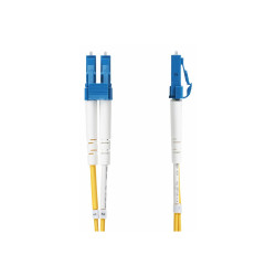 StarTech.com 40m (131ft) LC to LC (UPC) OS2 Single Mode Duplex Fiber Optic Cable, 9/125µm, Laser Optimized, 10G, Bend Insensiti