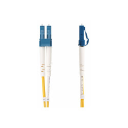 StarTech.com 50m (164ft) LC to SC (UPC) OS2 Single Mode Duplex Fiber Optic Cable, 9/125µm, Laser Optimized, 10G, Bend Insensiti